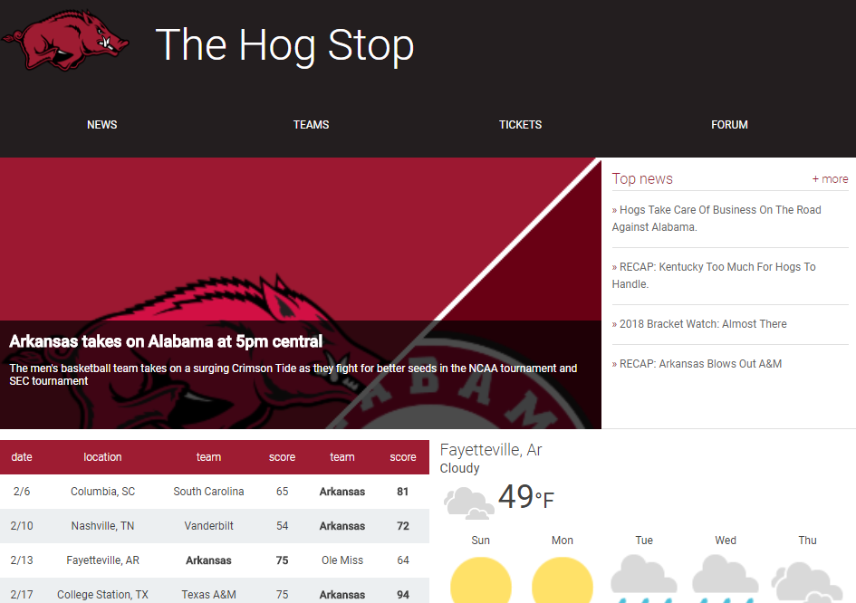 The Hog Stop